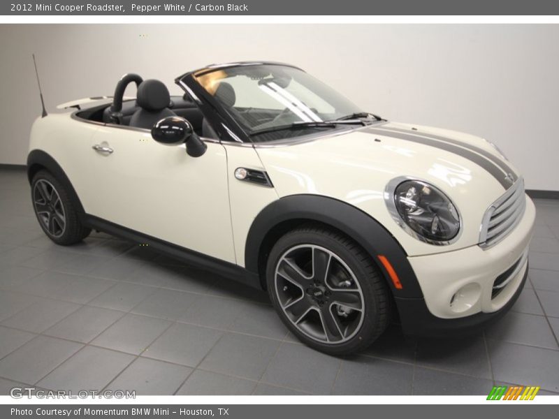 Pepper White / Carbon Black 2012 Mini Cooper Roadster