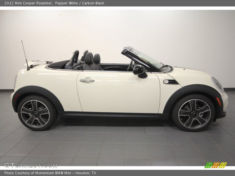 Pepper White / Carbon Black 2012 Mini Cooper Roadster