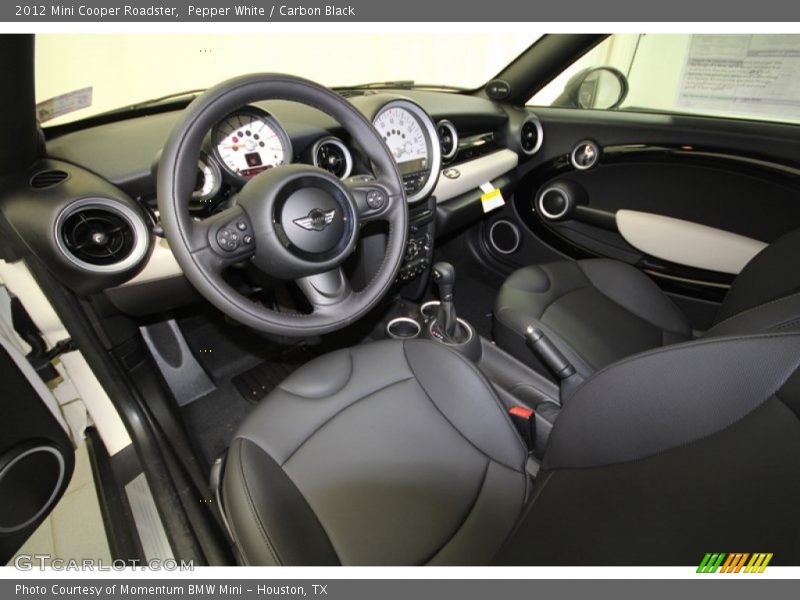 Pepper White / Carbon Black 2012 Mini Cooper Roadster