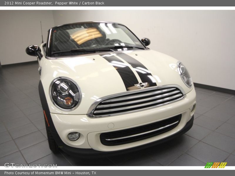 Pepper White / Carbon Black 2012 Mini Cooper Roadster