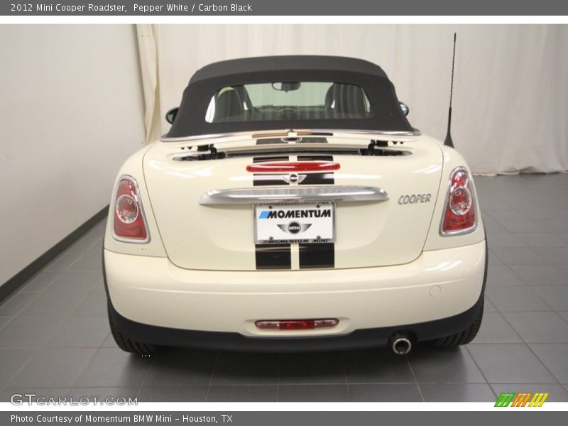 Pepper White / Carbon Black 2012 Mini Cooper Roadster