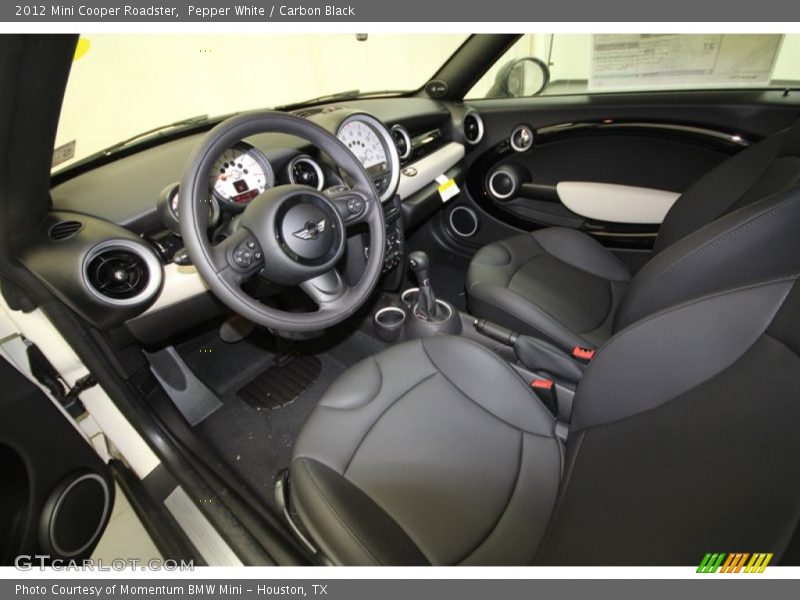 Pepper White / Carbon Black 2012 Mini Cooper Roadster