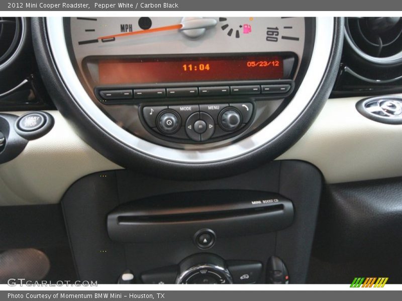 Pepper White / Carbon Black 2012 Mini Cooper Roadster