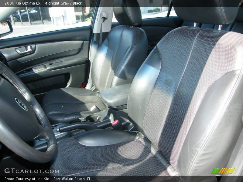 Midnight Gray / Black 2006 Kia Optima EX