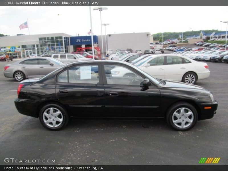 Black Obsidian / Gray 2004 Hyundai Elantra GLS Sedan