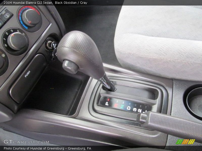 Black Obsidian / Gray 2004 Hyundai Elantra GLS Sedan