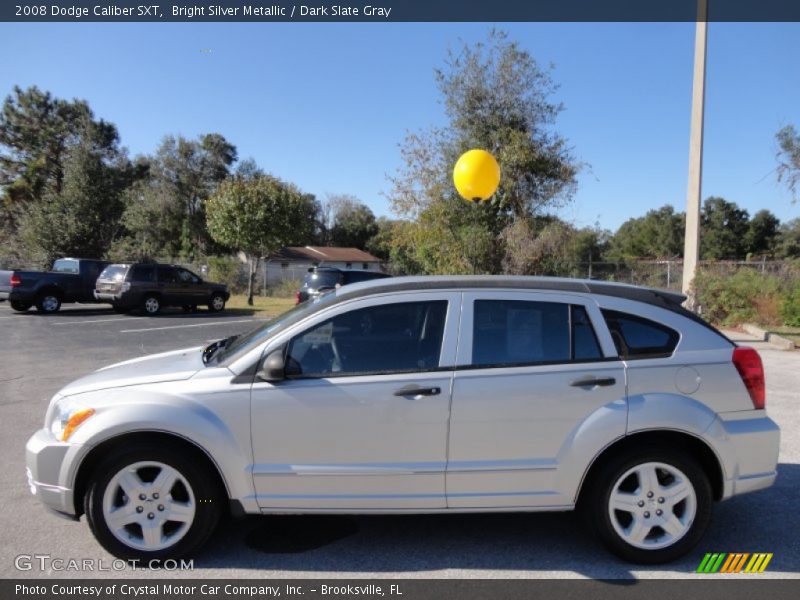 Bright Silver Metallic / Dark Slate Gray 2008 Dodge Caliber SXT