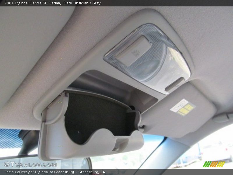 Black Obsidian / Gray 2004 Hyundai Elantra GLS Sedan