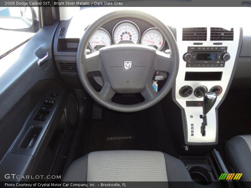 Bright Silver Metallic / Dark Slate Gray 2008 Dodge Caliber SXT