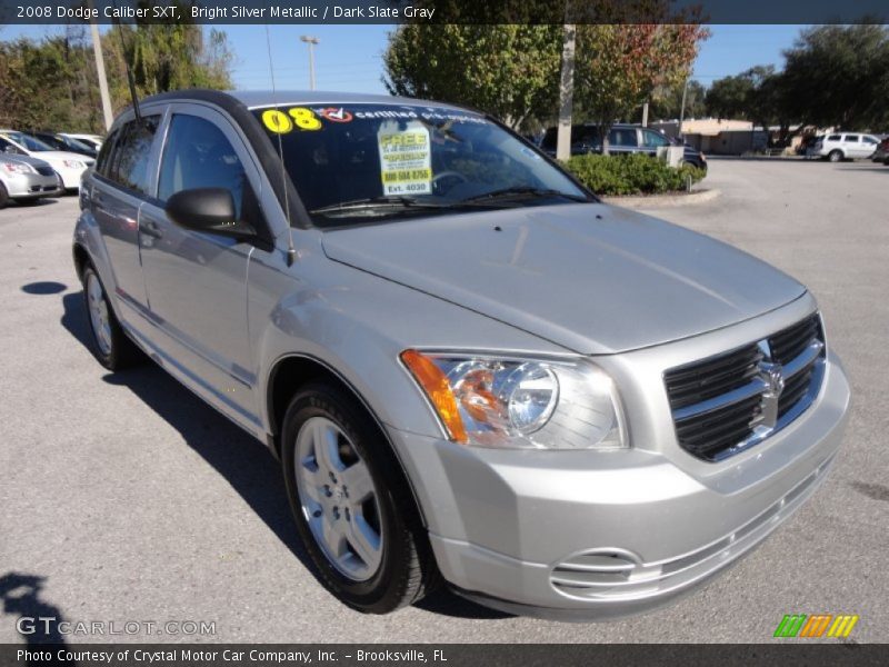 Bright Silver Metallic / Dark Slate Gray 2008 Dodge Caliber SXT
