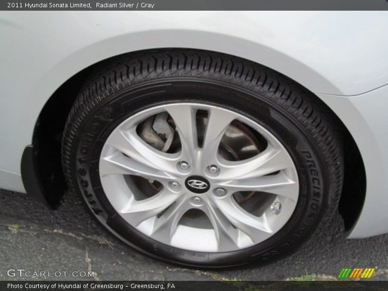 Radiant Silver / Gray 2011 Hyundai Sonata Limited
