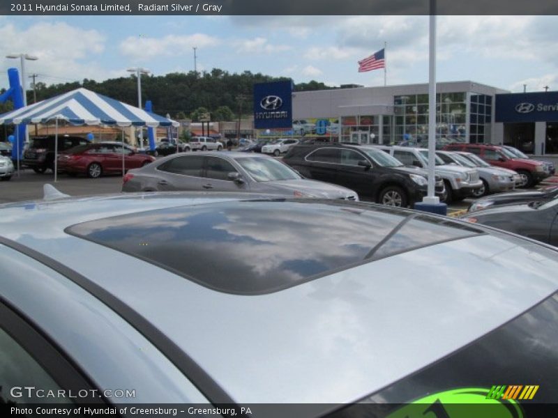 Radiant Silver / Gray 2011 Hyundai Sonata Limited