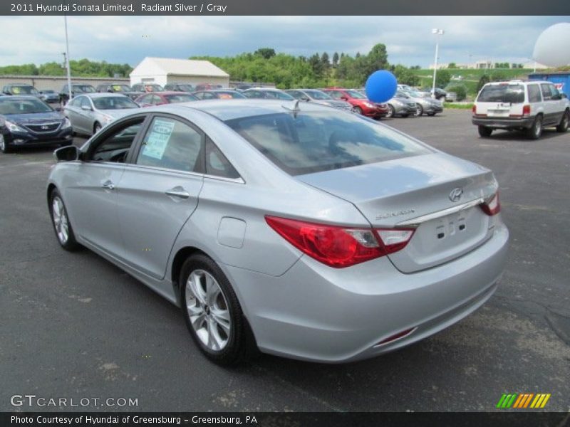 Radiant Silver / Gray 2011 Hyundai Sonata Limited