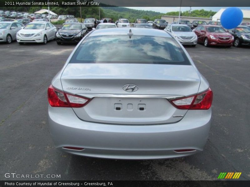 Radiant Silver / Gray 2011 Hyundai Sonata Limited