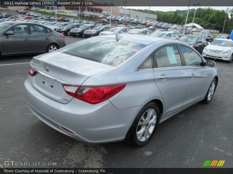 Radiant Silver / Gray 2011 Hyundai Sonata Limited