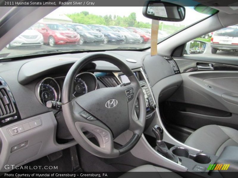 Radiant Silver / Gray 2011 Hyundai Sonata Limited