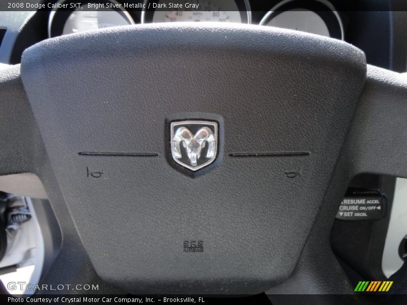 Bright Silver Metallic / Dark Slate Gray 2008 Dodge Caliber SXT