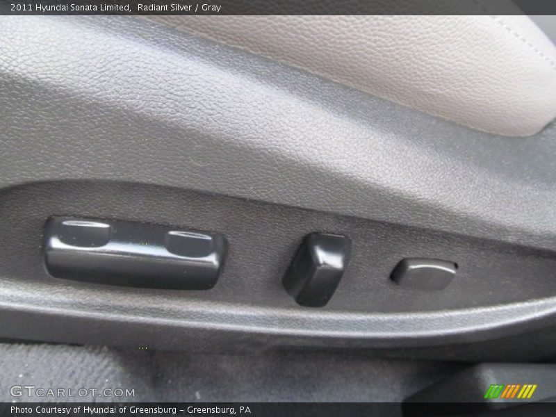 Radiant Silver / Gray 2011 Hyundai Sonata Limited