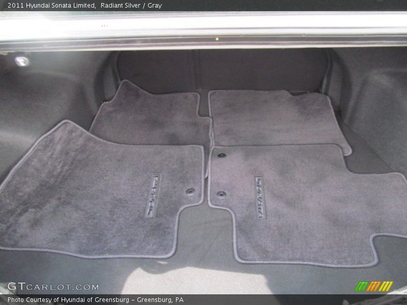 Radiant Silver / Gray 2011 Hyundai Sonata Limited