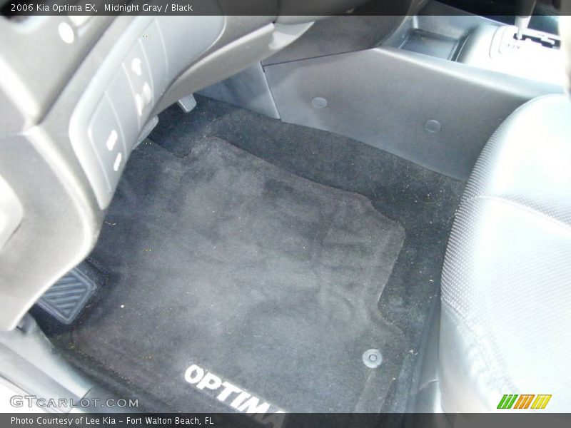 Midnight Gray / Black 2006 Kia Optima EX