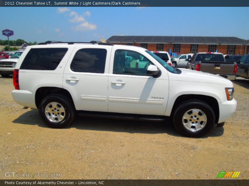 Summit White / Light Cashmere/Dark Cashmere 2012 Chevrolet Tahoe LT