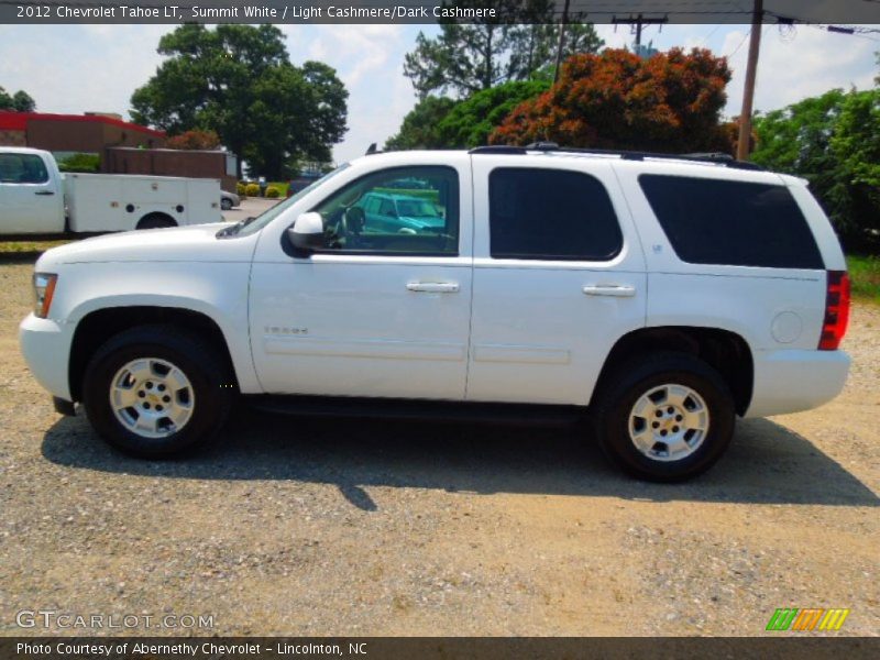 Summit White / Light Cashmere/Dark Cashmere 2012 Chevrolet Tahoe LT