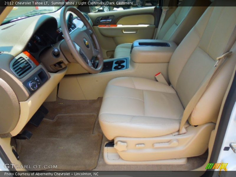 Summit White / Light Cashmere/Dark Cashmere 2012 Chevrolet Tahoe LT