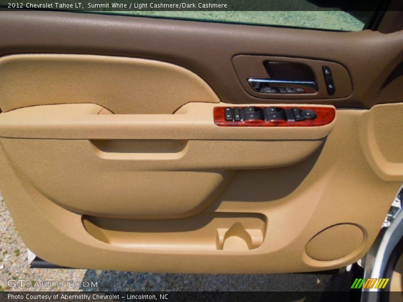 Summit White / Light Cashmere/Dark Cashmere 2012 Chevrolet Tahoe LT