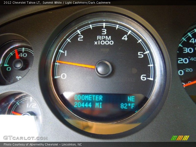 Summit White / Light Cashmere/Dark Cashmere 2012 Chevrolet Tahoe LT