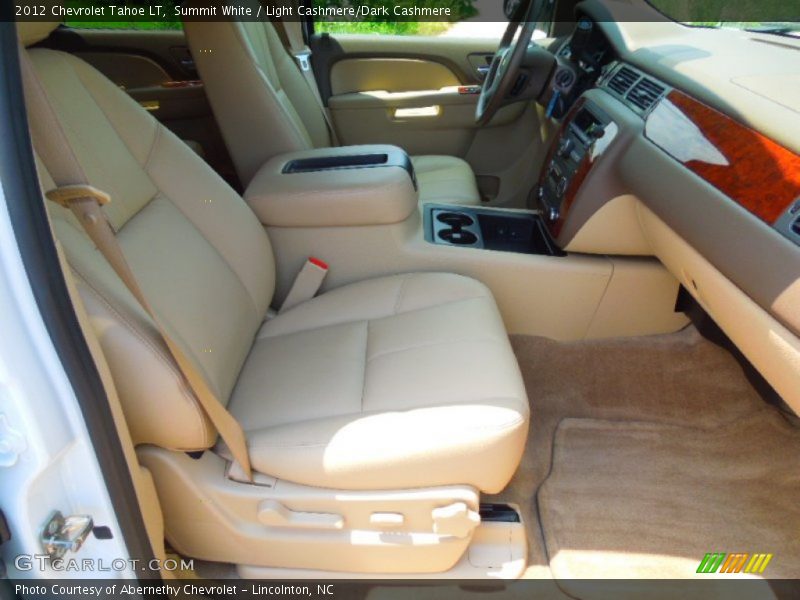 Summit White / Light Cashmere/Dark Cashmere 2012 Chevrolet Tahoe LT