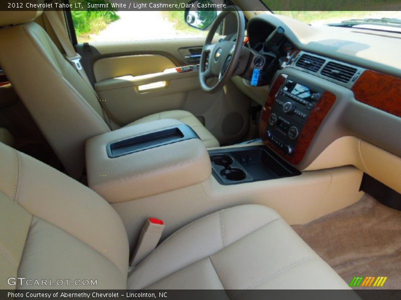 Summit White / Light Cashmere/Dark Cashmere 2012 Chevrolet Tahoe LT