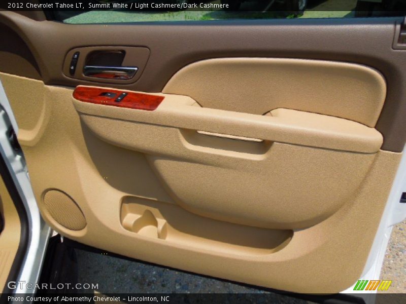 Summit White / Light Cashmere/Dark Cashmere 2012 Chevrolet Tahoe LT