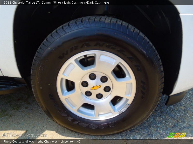 Summit White / Light Cashmere/Dark Cashmere 2012 Chevrolet Tahoe LT