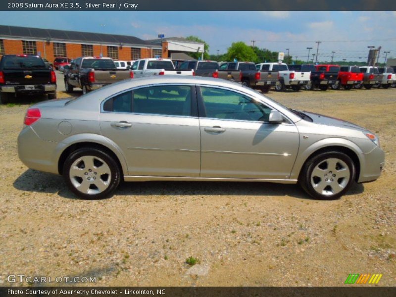 Silver Pearl / Gray 2008 Saturn Aura XE 3.5