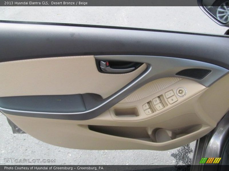 Desert Bronze / Beige 2013 Hyundai Elantra GLS
