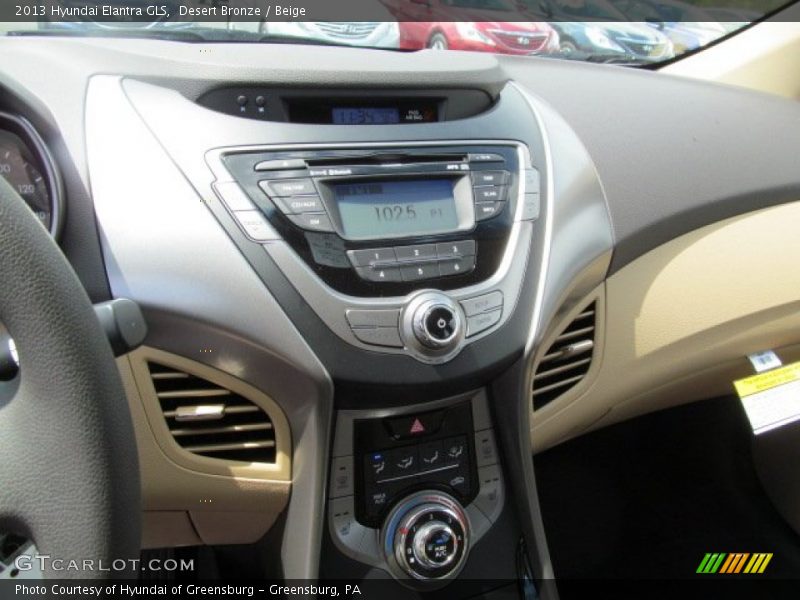 Desert Bronze / Beige 2013 Hyundai Elantra GLS