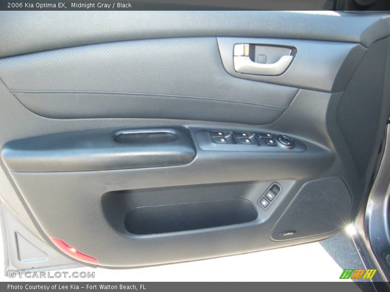Midnight Gray / Black 2006 Kia Optima EX