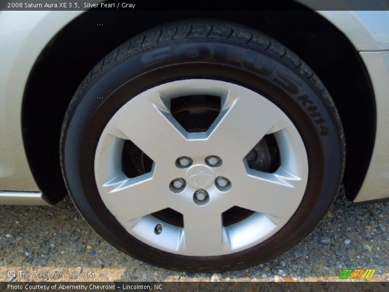 Silver Pearl / Gray 2008 Saturn Aura XE 3.5