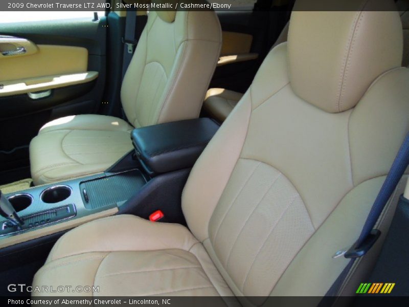 Silver Moss Metallic / Cashmere/Ebony 2009 Chevrolet Traverse LTZ AWD