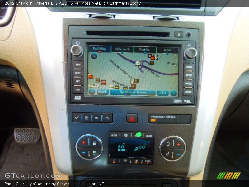 Navigation of 2009 Traverse LTZ AWD