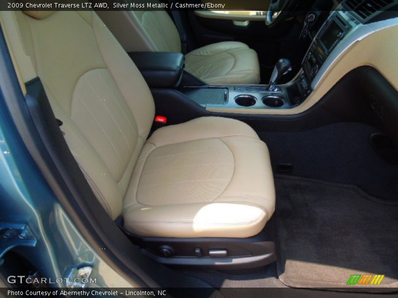 Silver Moss Metallic / Cashmere/Ebony 2009 Chevrolet Traverse LTZ AWD