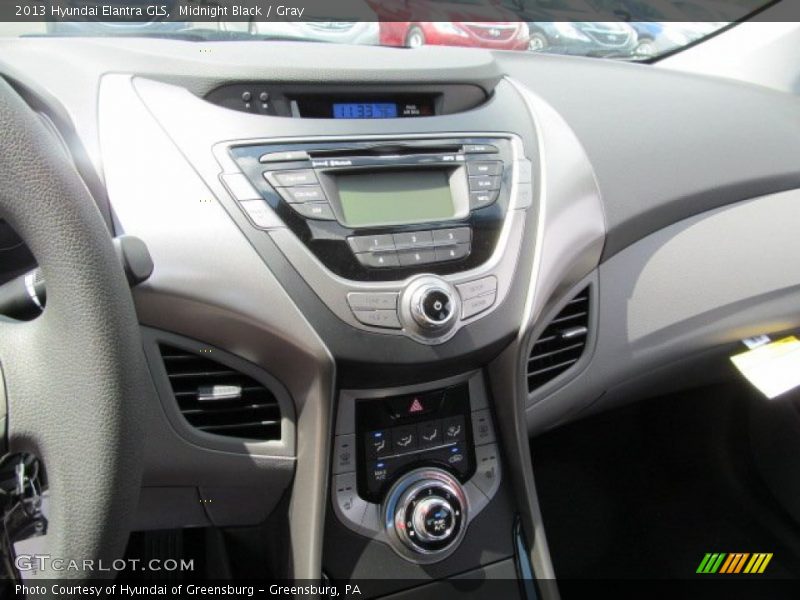 Midnight Black / Gray 2013 Hyundai Elantra GLS