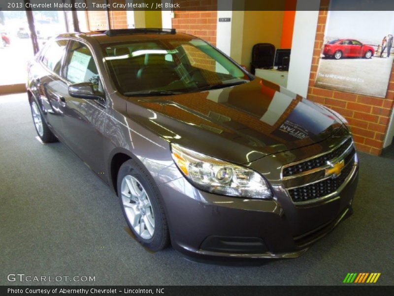 Taupe Gray Metallic / Jet Black 2013 Chevrolet Malibu ECO