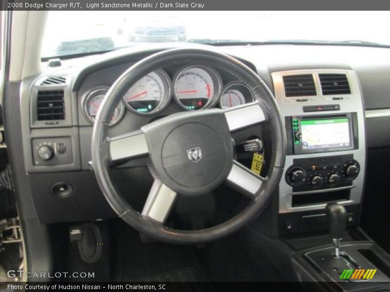 Light Sandstone Metallic / Dark Slate Gray 2008 Dodge Charger R/T