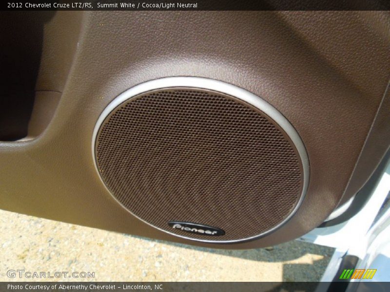 Summit White / Cocoa/Light Neutral 2012 Chevrolet Cruze LTZ/RS