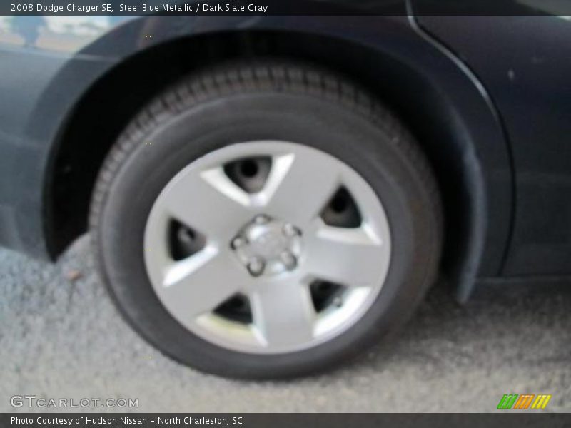 Steel Blue Metallic / Dark Slate Gray 2008 Dodge Charger SE