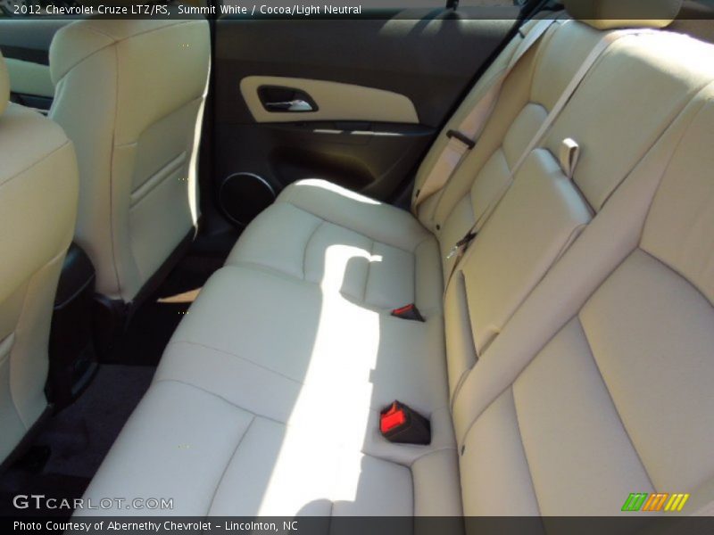 Summit White / Cocoa/Light Neutral 2012 Chevrolet Cruze LTZ/RS
