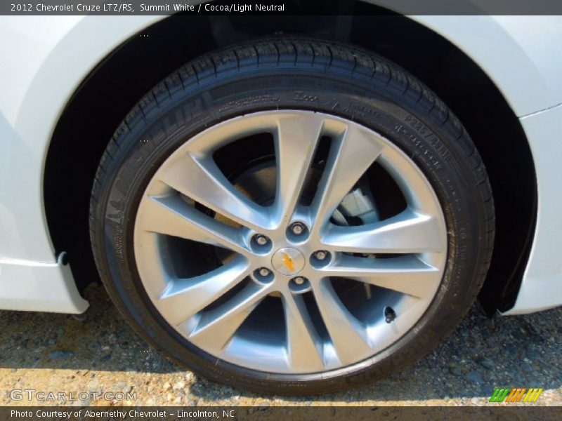 Summit White / Cocoa/Light Neutral 2012 Chevrolet Cruze LTZ/RS