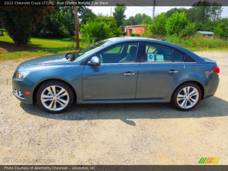 Blue Granite Metallic / Jet Black 2012 Chevrolet Cruze LTZ/RS