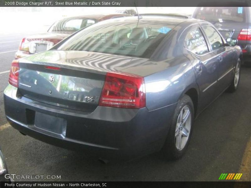 Steel Blue Metallic / Dark Slate Gray 2008 Dodge Charger R/T